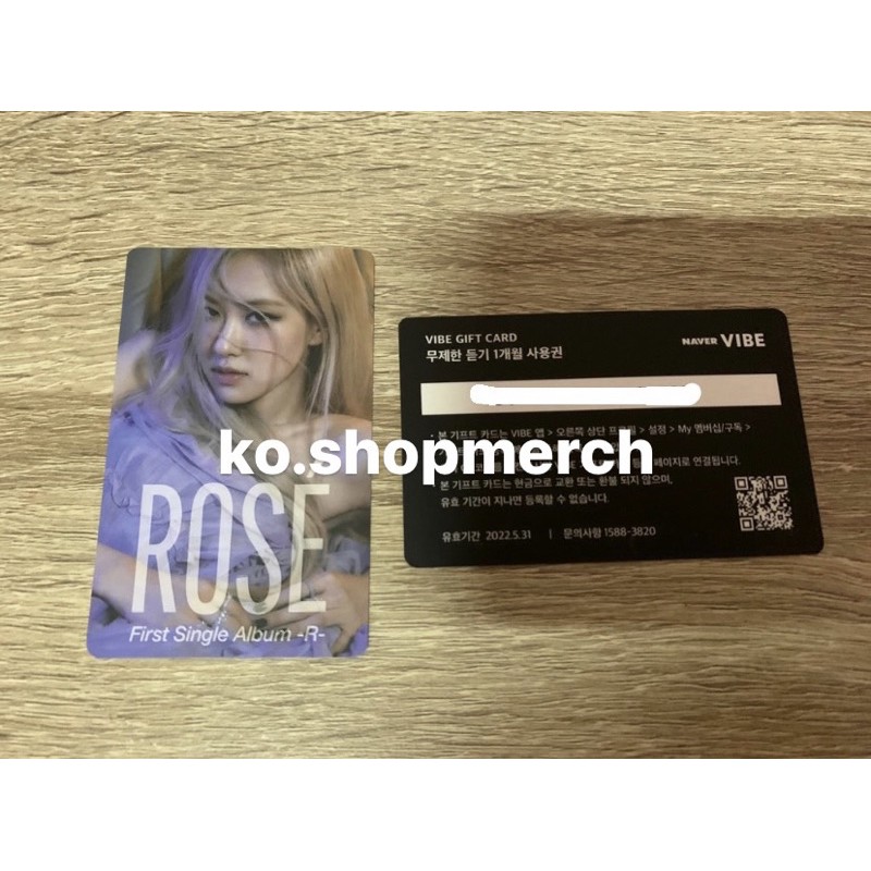 [READY] ROSE VIBE CARD -R ALBUM