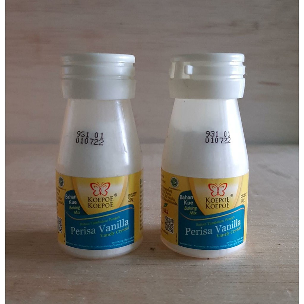 Perisa Vanila botol 20 gram Koepoe Koepoe - kupu kupu