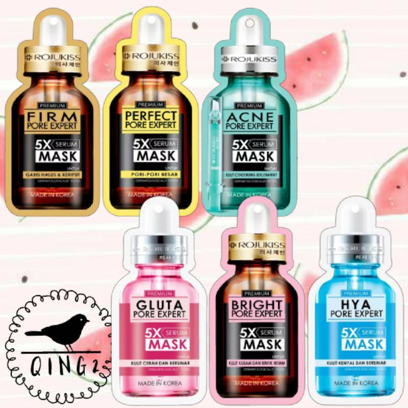 Rojukiss Sheet Mask (MASKER WAJAH)