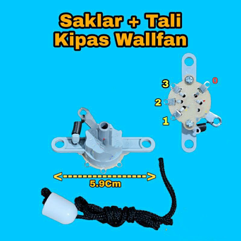 Switch kipas ON OF , Tarikan , swit , kipas , suwit wallfan , Saklar