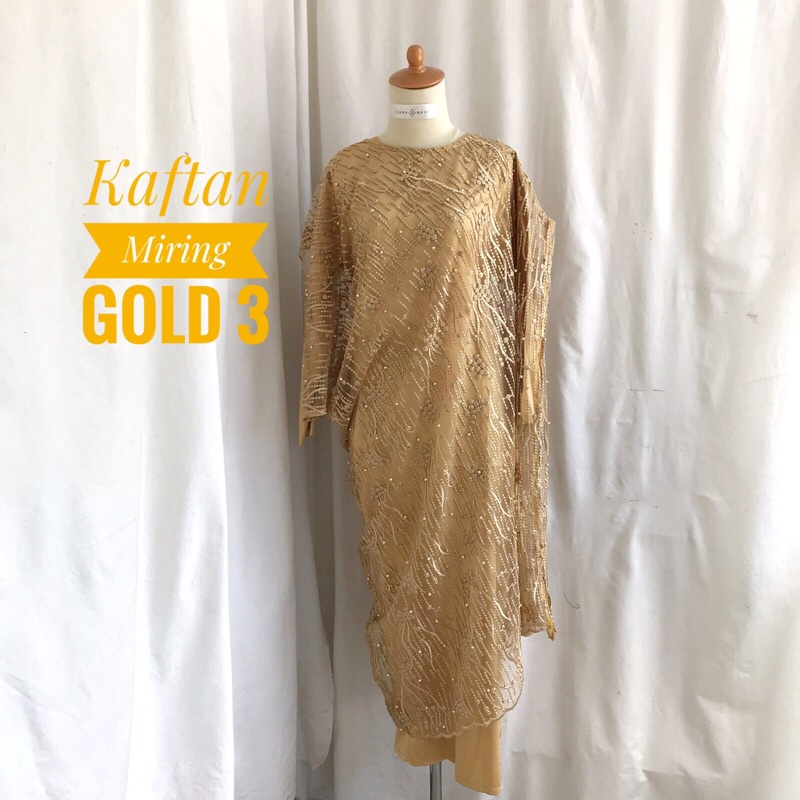 Raline Kaftan Asimetris - Kaftan Miring Set