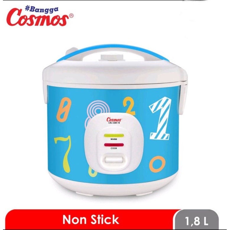 Magic Com Cosmos CRJ-3301 N / Rice Cooker Cosmos CRJ 3301 N 1.8 L