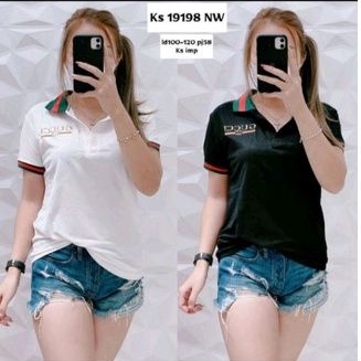Kaos kerah Gucci IMPORT