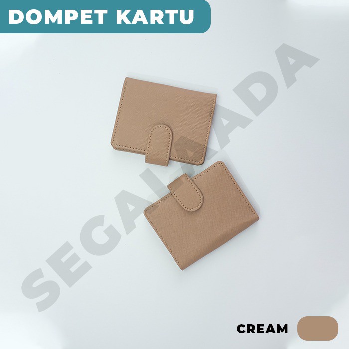 Dompet Kartu Nama Card Holder Bahan Kulit Import