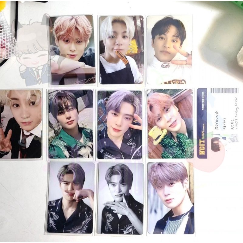 [baca desk] dicon jaehyun, ar selca mark sticker, jeno cafe