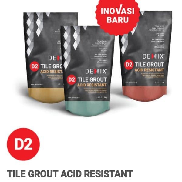 DEMIX D2 TILE GROUT ACID RESISTANT SEMEN PENGISI NAT KERAMIK