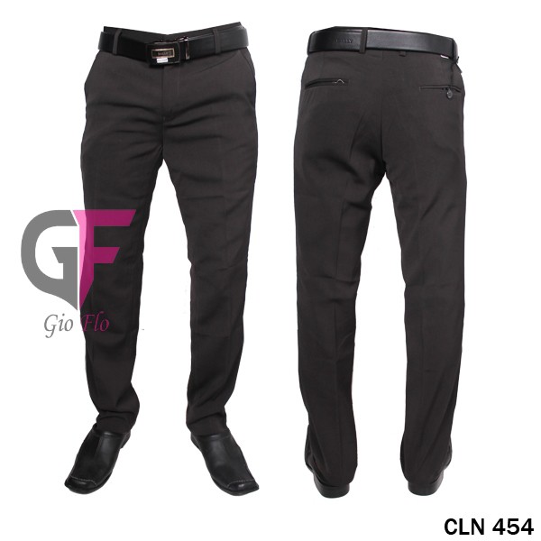 GIOFLO Celana Polos Panjang Slim Formal Grey / CLN 454