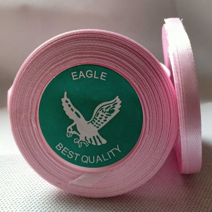 

Pita satin pink baby ukuran 1/4 inch 6.35mm