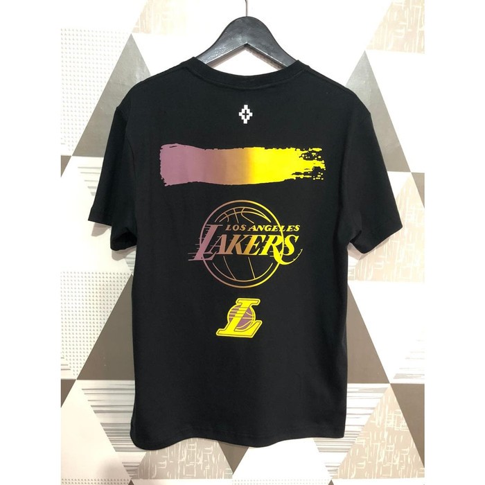 TSHIRT LA LAKERS MARCELO BURLON BLACK PREMIUM LIKE ORI KAOS PRIA KAOS WANITA MURAH