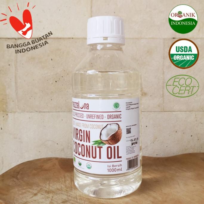 

EVCO Organik Mezzaluna 1 Liter Minyak Kelapa VCO Virgin Coconut Oil 1L