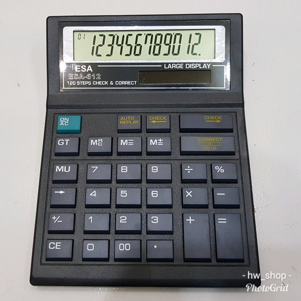 

Kalkulator Esa 612 . Kalkulator 12 Digit . Kalkulator Besar 12 Digit