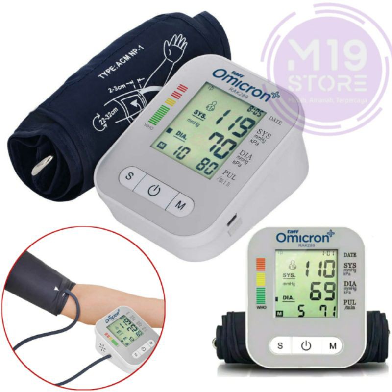 Tensimeter Digital TaffOmicron RAK289 Intellective Blood Pressure