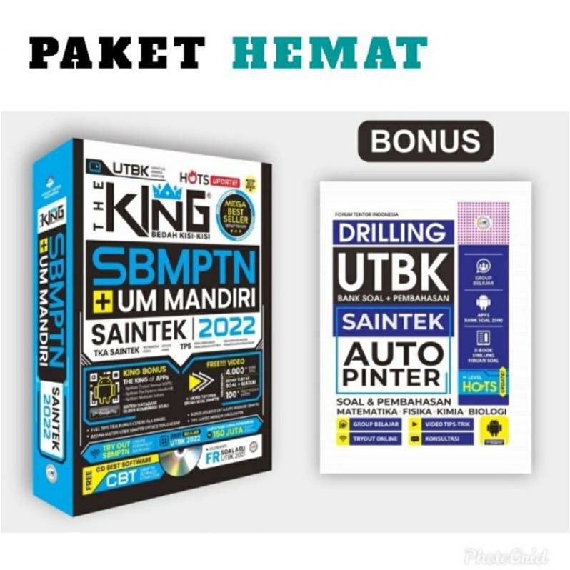 

BUKU THE KING SAINTEK 2022 - PRELOVED - MURAH