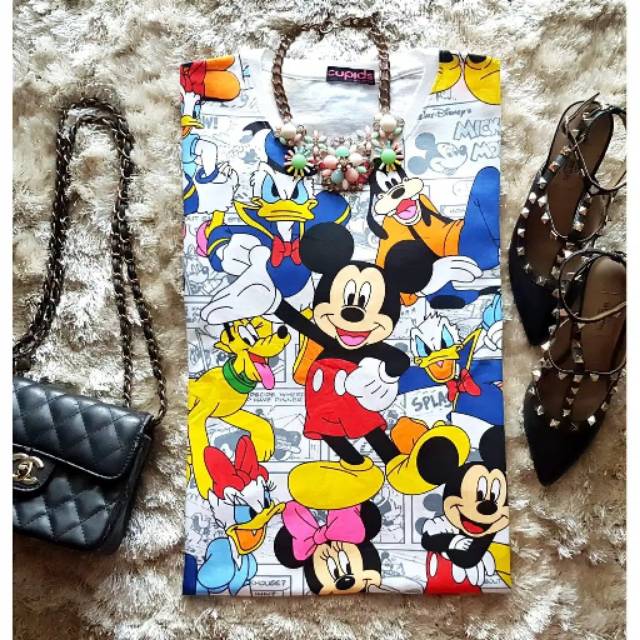 Kaos mickey mouse komik