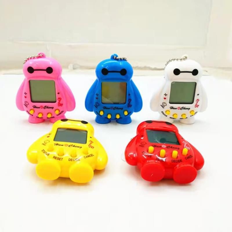Laristerus79 TAMAGOCHI ROBOT BAYMAX 168in1 mini games gantungan kunci tas tamagoci binatang pelihara
