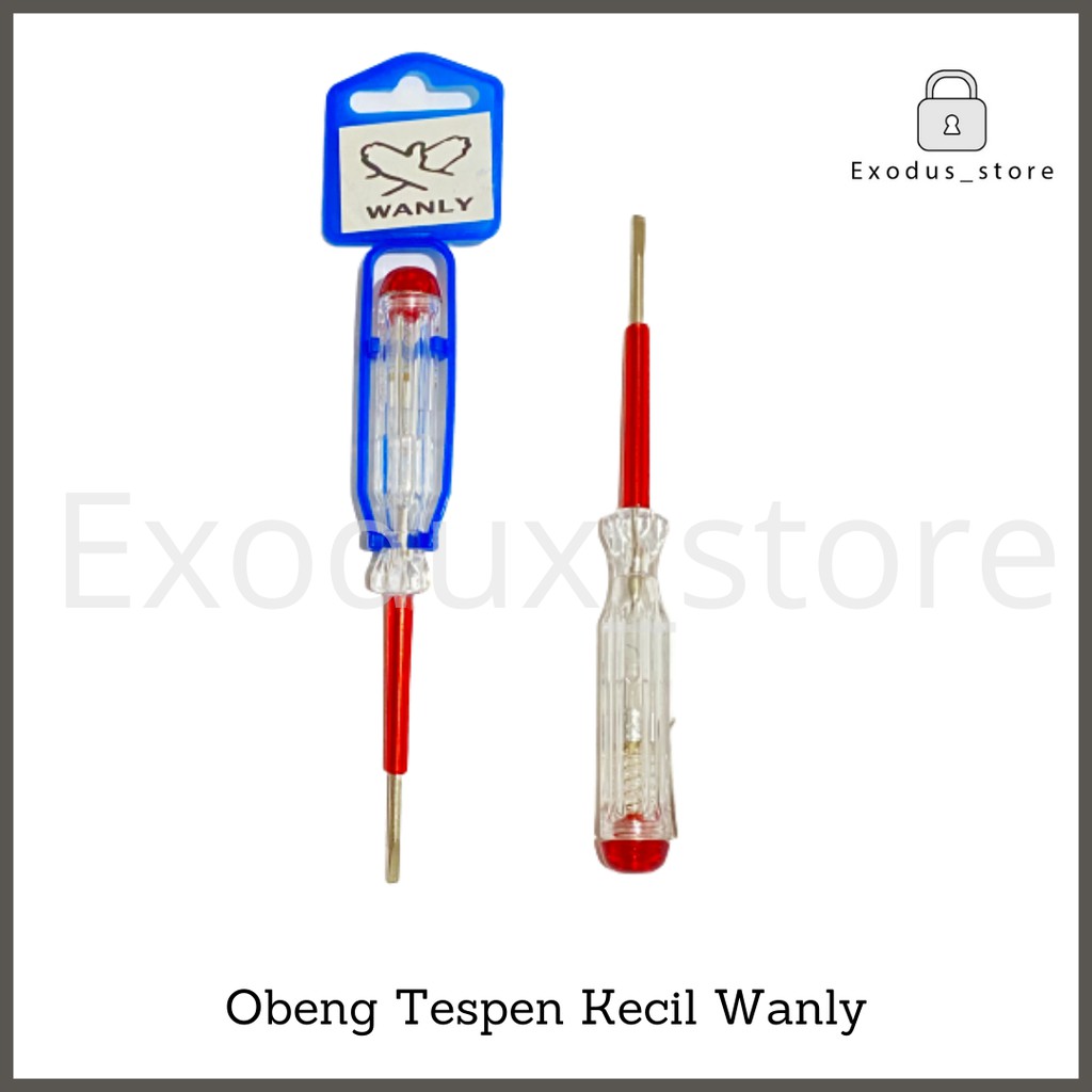 Obeng Tespen kecil WANLY / obeng kecil / alat pertukangan