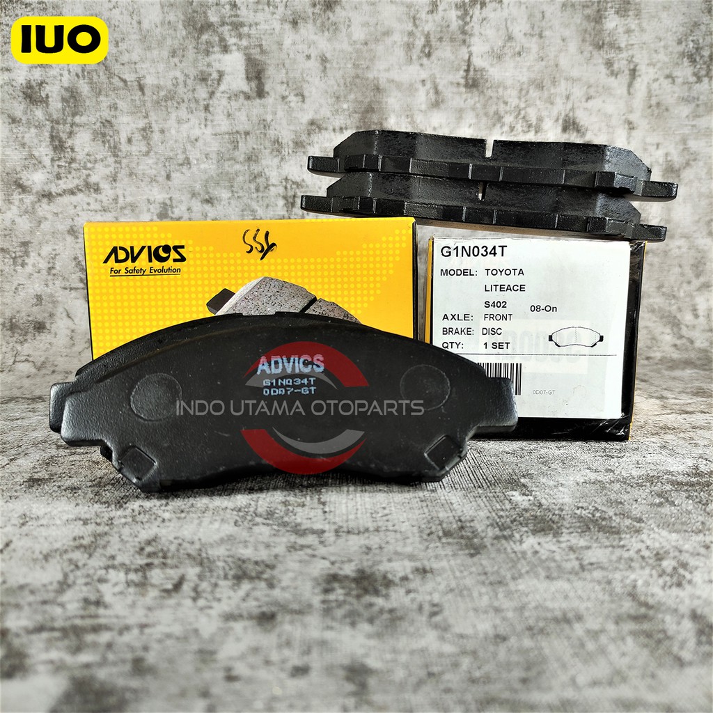 Brake Pad AISIN Grandmax Luxio Kampas Rem ADVICS G1N034T ORIGINAL