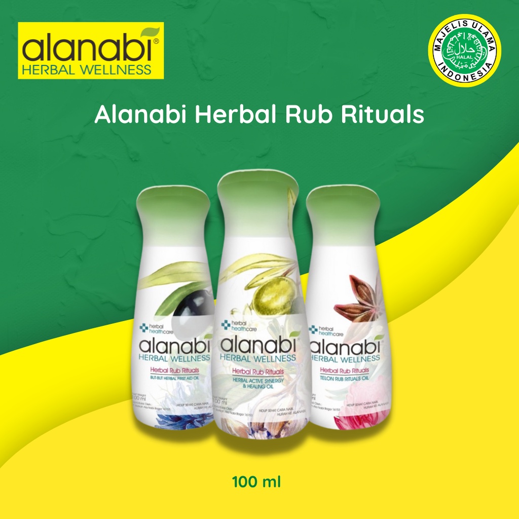 

Alanabi Herbal Ruts Rituals | Minyak Gosok Urut Telon ButBut Healing Oil Active Synergy