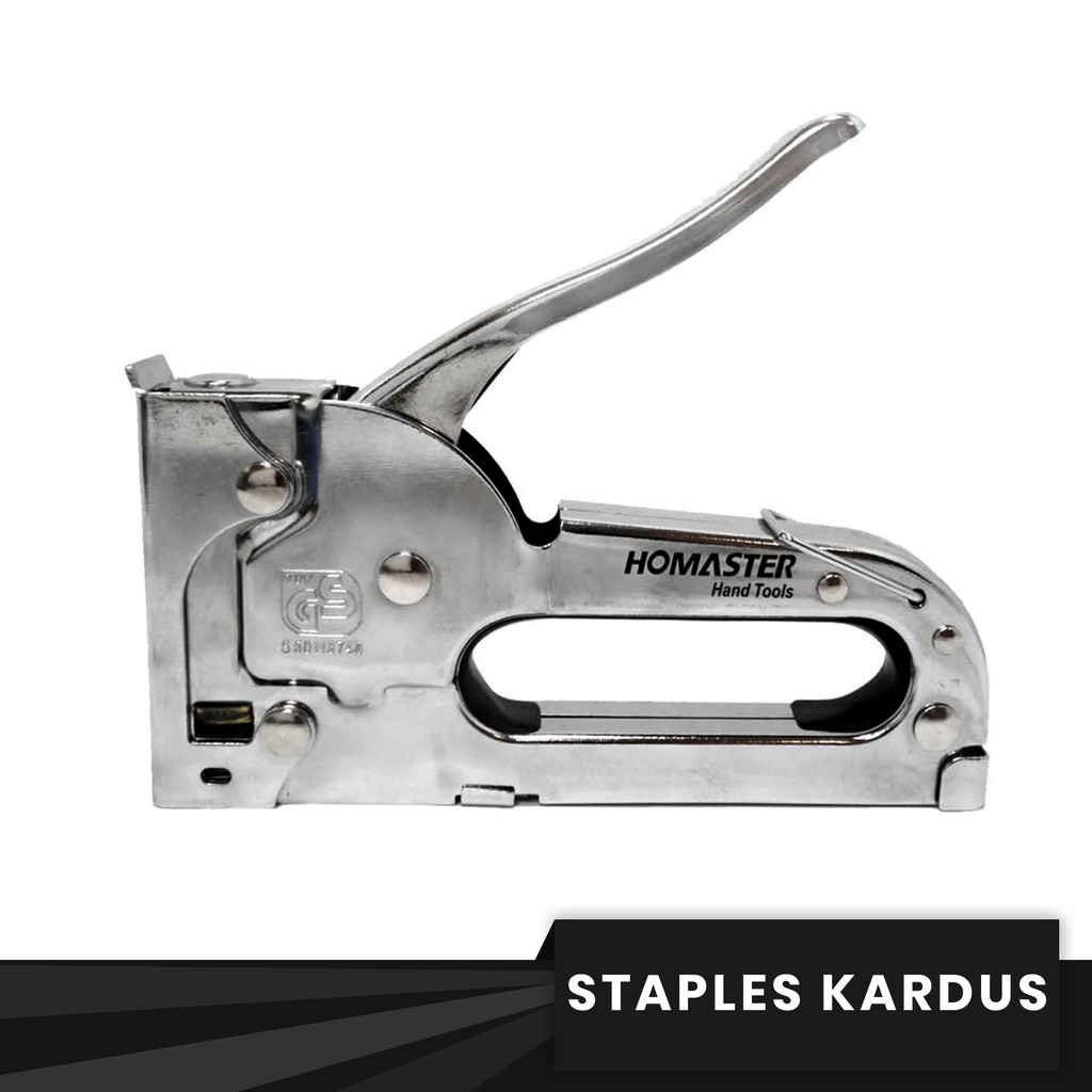 

STAPLES KARDUS / STAPLES TEMBAK HOMASTER / STAPLE GUN BONUS ISI 600PCS