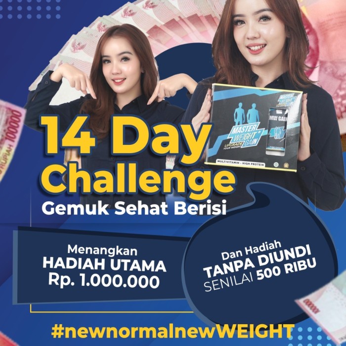 

Master Weight Gain [ Paket Strong ] Penggemuk Badan Terbaik