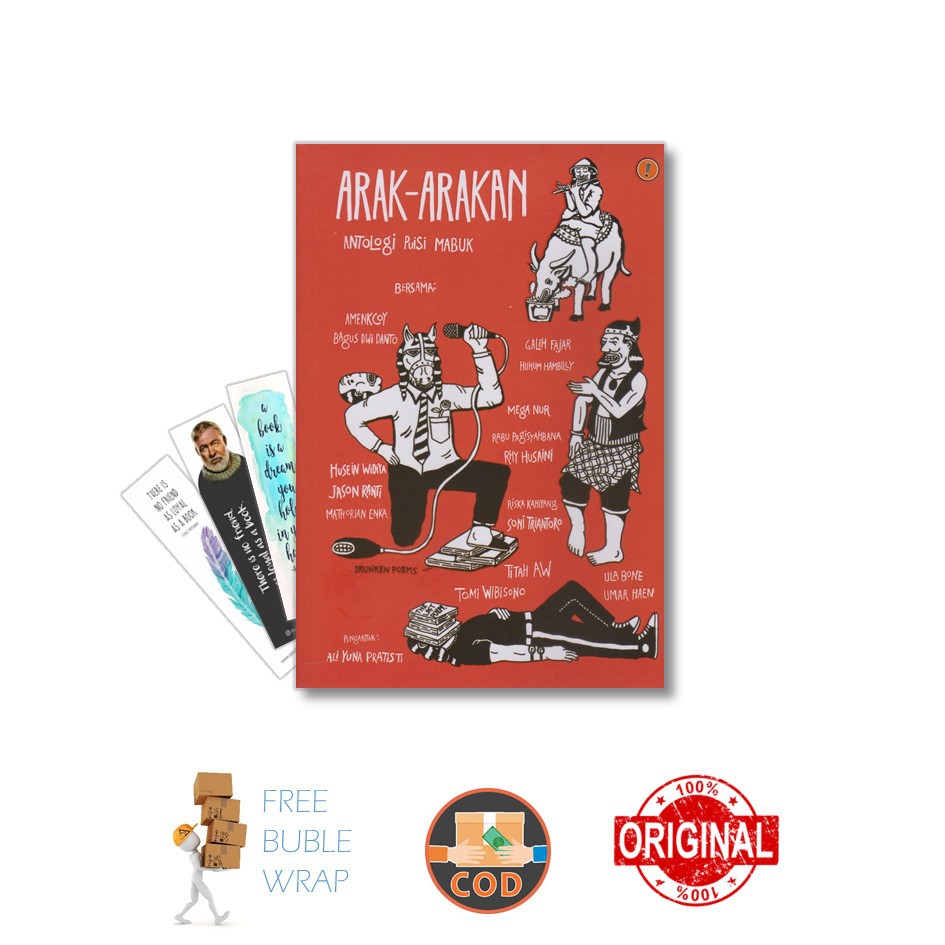 Buku Arak-Arakan : Antologi Puisi Mabuk (Warning Books)