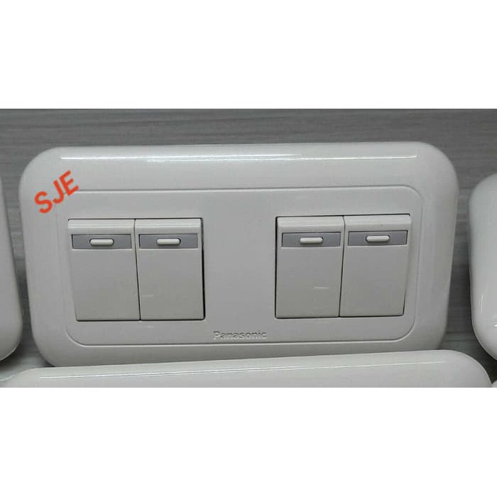 Saklar - Perlengkapan Listrik - Saklar Broco Saklar Isi 4 Gang Panasonic Produk Terbaik