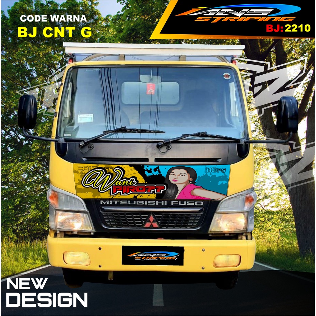 STICKER DECAL KAP DEPAN TRUK  RAGASA / STIKER KABIN TRUK RAGASA,UMPLUNG / STIKER KAP CUP DEPAN TRUK DINA,FUSO