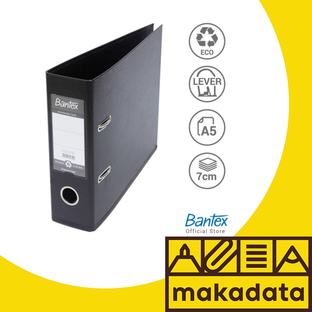 

ORDNER BANTEX A5 1453-10 7cm WARNA BLACK MURAH