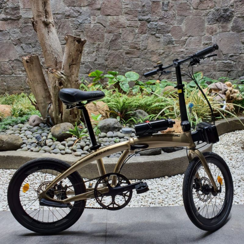 Sepeda lipat second pacific noris neo X5 gold - like new