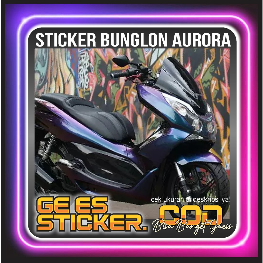 SKOTLET BUNGLON BIRU HIJAU MERAH AURORA
