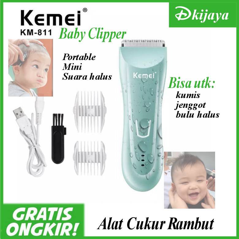 Promo Terbaru Alat Cukur Rambut Anak Bayi Pria Wanita Kip Gunting Sasak Kemei KM 1409 3530 5017 811