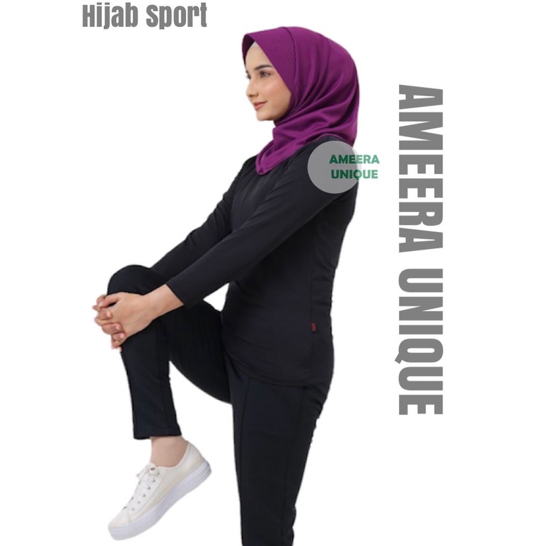 Jilbab Bergo Hamidah Sport Olahraga Instan