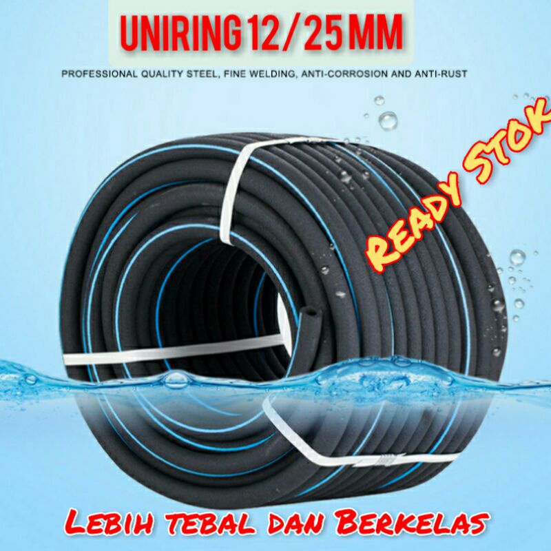 Uniring 12/25 pengganti airstone selang gelembung nano tube pipa udara