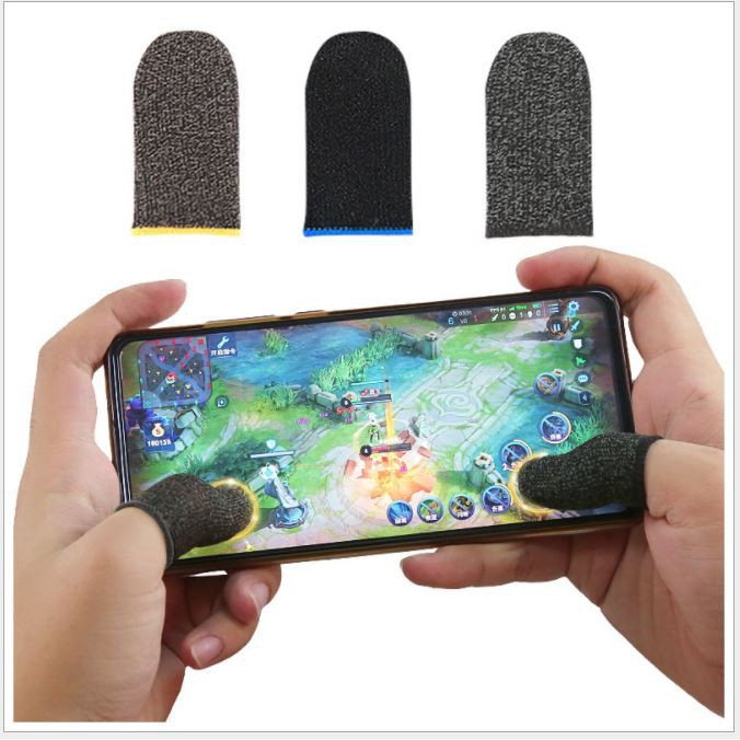 Finger Gaming Sarung Jempol Android E Sport Sleeve SweatProof Sepasang