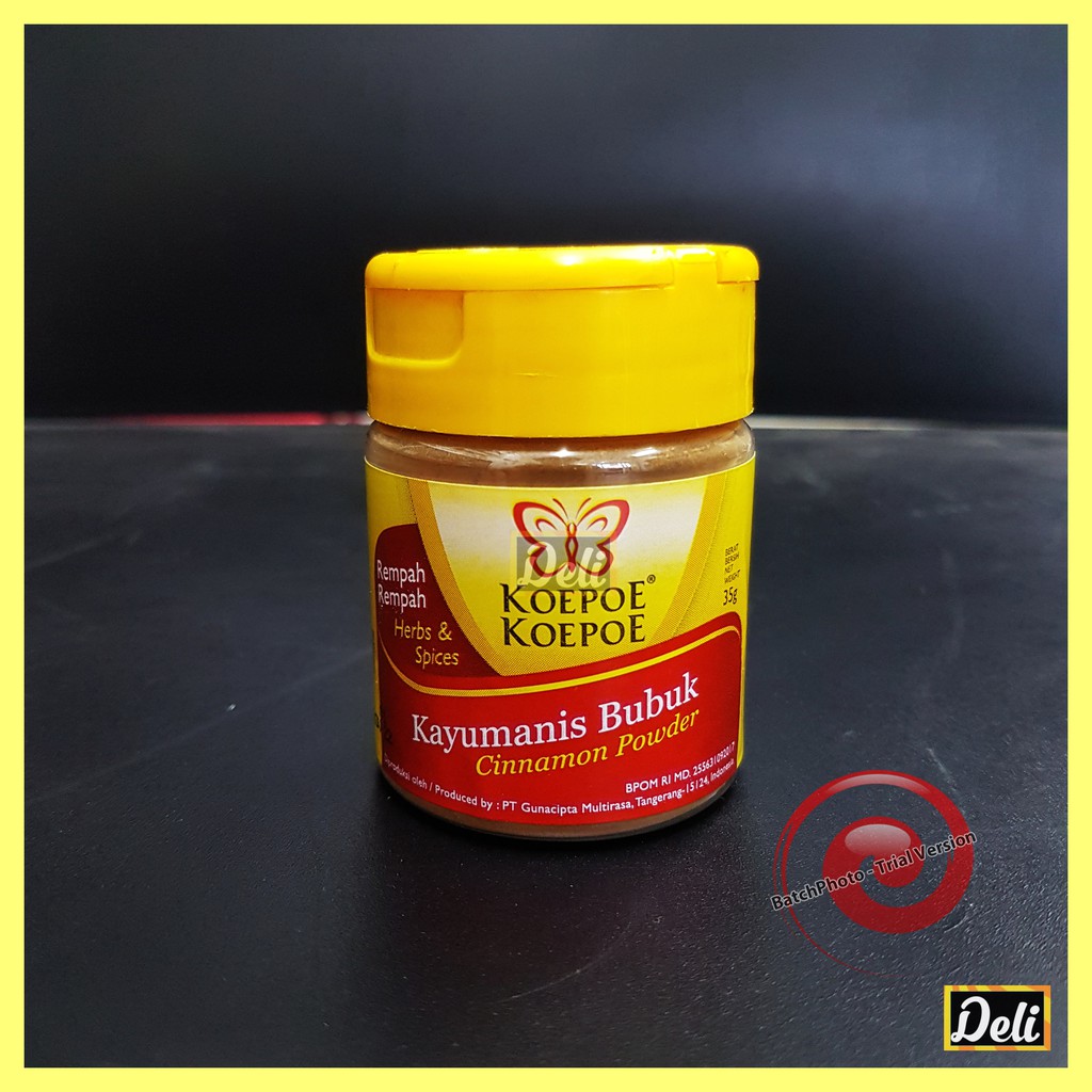 

Koepoe Koepoe Kayumanis/Kayu Manis Bubuk Cinnamon Powder Botol 35gr