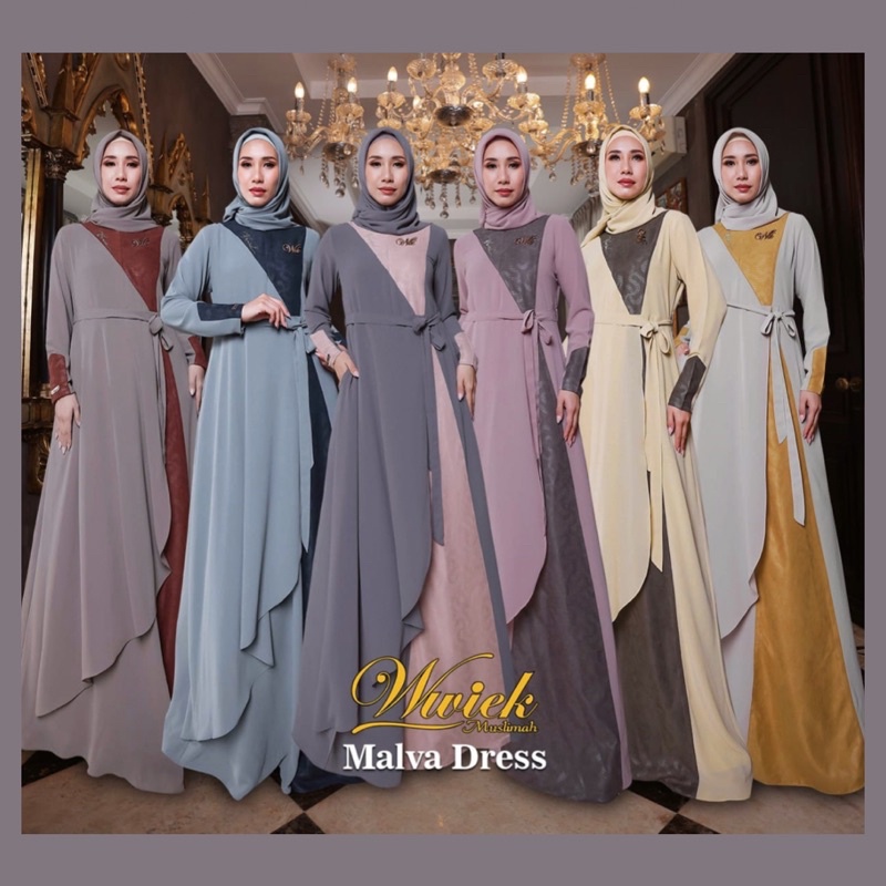 Malva Dress Original By Wwiek Muslimah