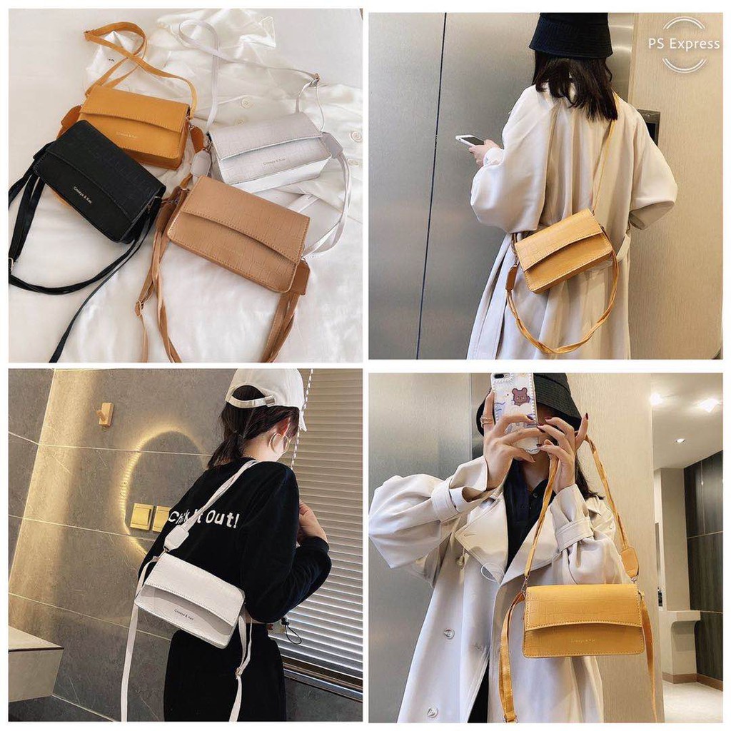 Rowling (Tas-48)Tas Wanita Import Simple/Tas Wanita Kerja/Selempang Tas Wanita Fashionable Untuk Kerja Dll Terbaru