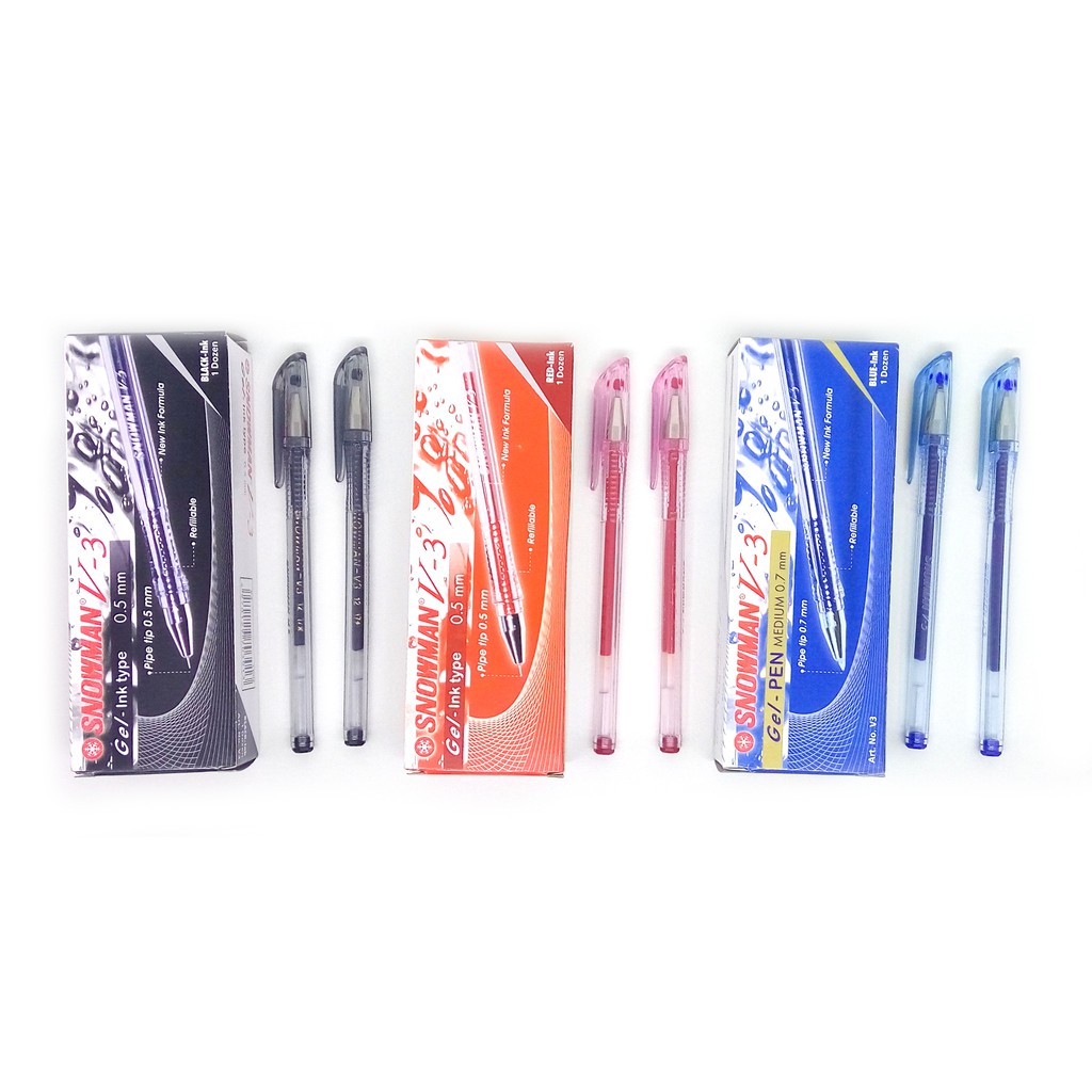 

Bolpoin Snowman V-3 0,5mm /pack 12pcs