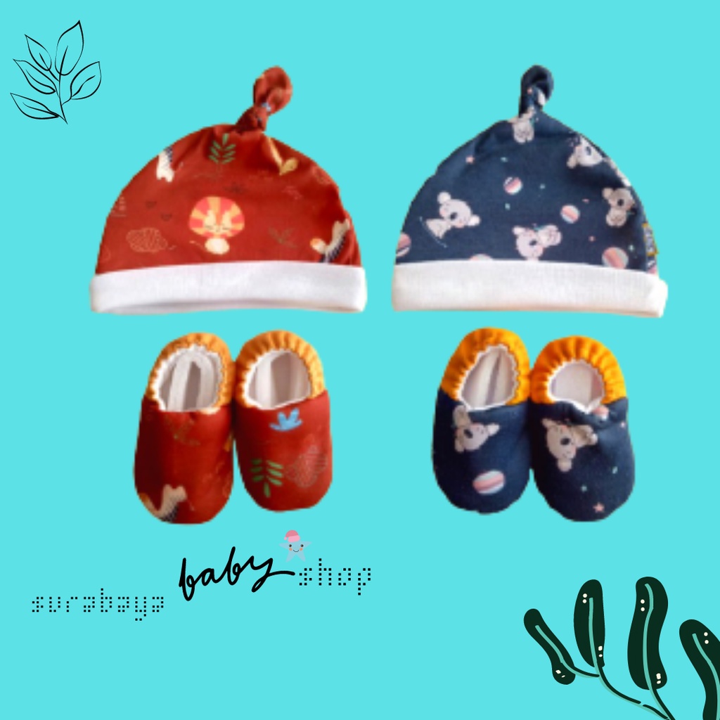 CLENCY SEPATU BAYI SET TOPI CLS2111