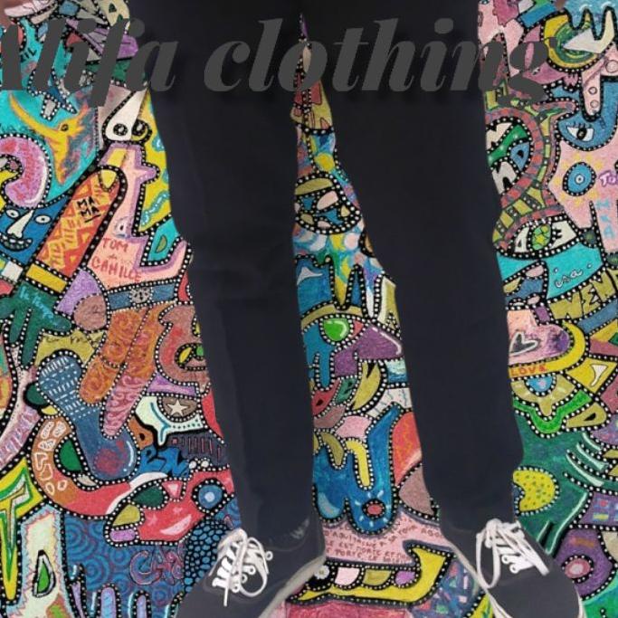 ➻ CELANA BAHAN WOOL SLIMFIT HITAM 27/38 ➢