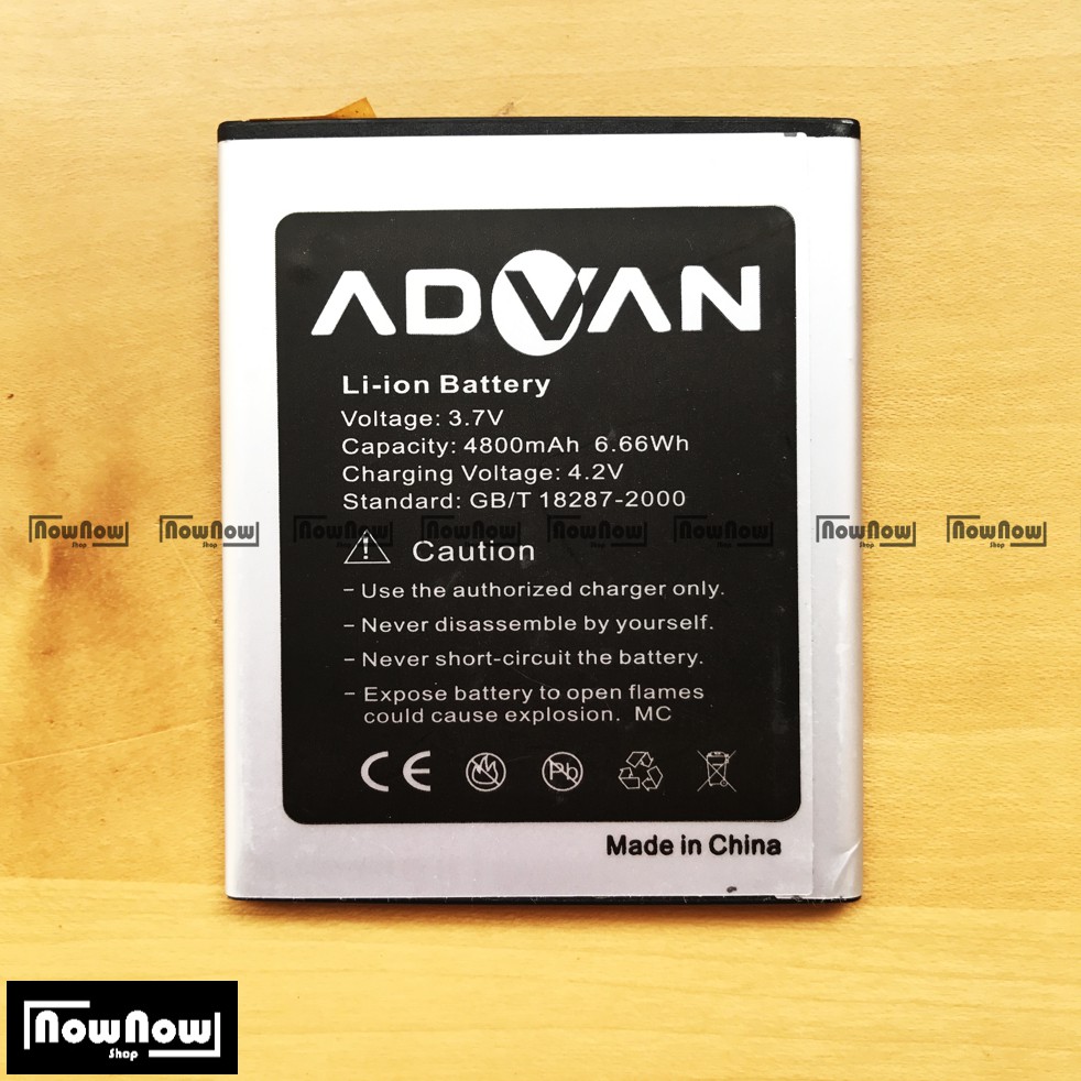 Baterai Advan S50C Original Double Power Batre Batrai Battery HP