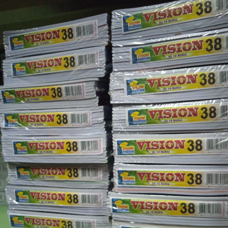 

Buku Tulis Vision 38 Lembar (Isi 10 buku)