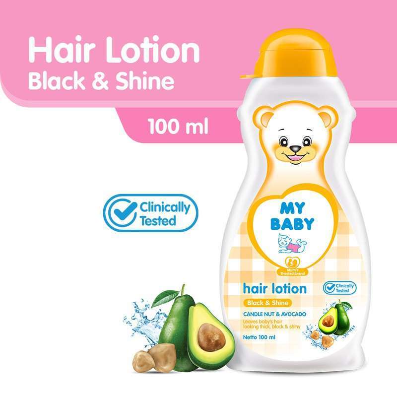 My Baby Hair Lotion Black Shine 100ml / Minyak Perawatan Rambut Bayi / Lotion Bayi / Lotion Rambut B