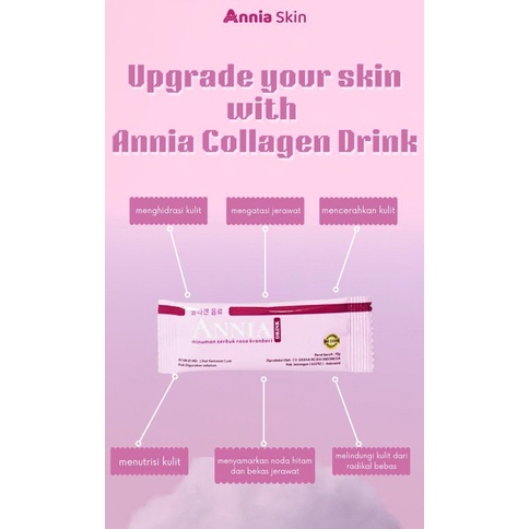 

ANNIA COLAGEN DRINK ‼️Minuman serbuk Tinggi COLAGEN