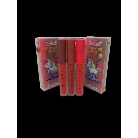 [PER 3 PCS] LIP GLOSS / LIPGLOSS SASIMI COOL UNICORN NO.S897A