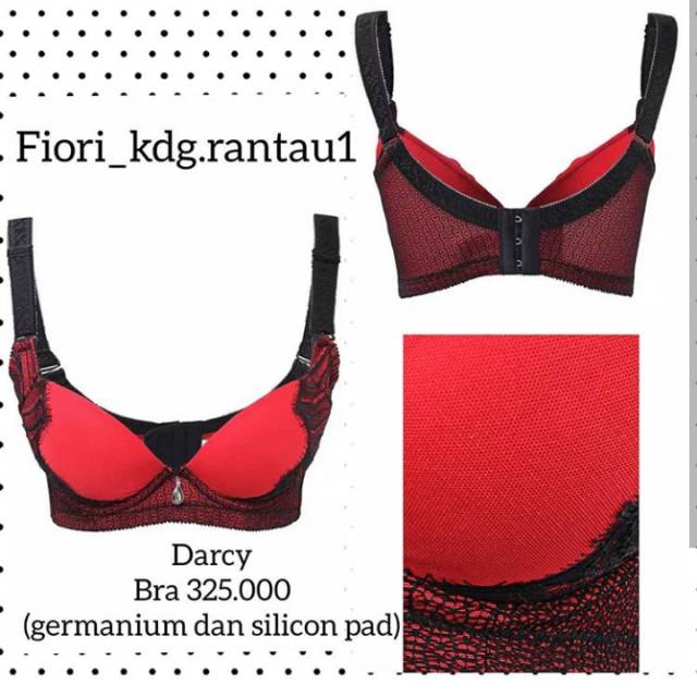 Fiori, darcy push up bra extra Germanium