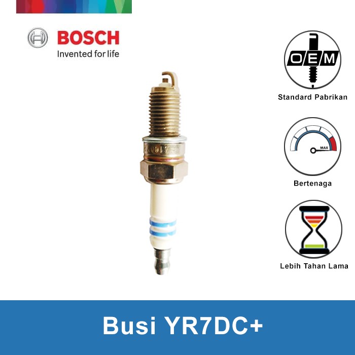 Bosch Busi Mobil YR7DC Plus for Mobil Avanza Xenia Rush Terios Sirion Luxio Grandmax - 1 Buah