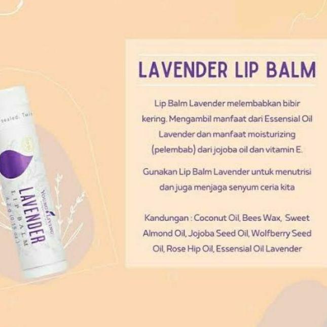 [KODE 00HG9] Lavender Lip Balm Young Living