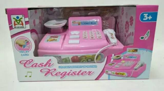 Mainan Anak Kasir Kasiran cash Register Mini