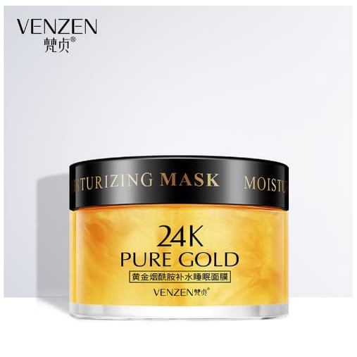 BPOM VEZE 24K Real Gold Luxury Effect Hydrating Sleep Mask CJR
